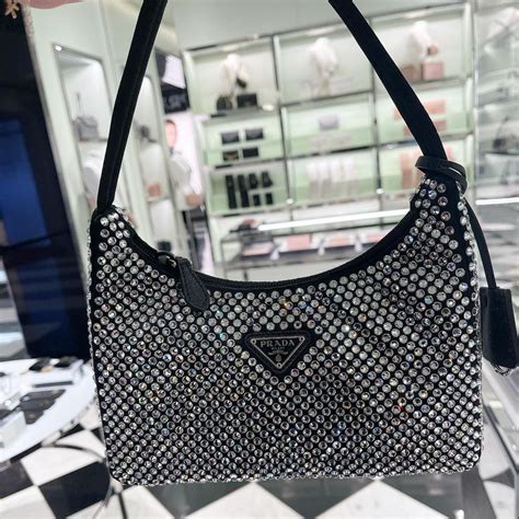 prada tasche stoff|prada tasche glitzer.